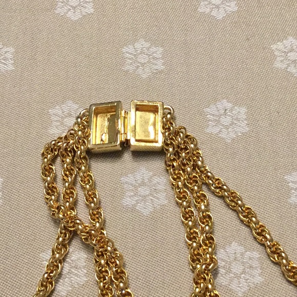 NEW Vintage Bramson 16” triple chain necklace. - Picture 4 of 5